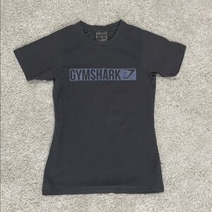 Gymshark Charcoal Tee with Logo